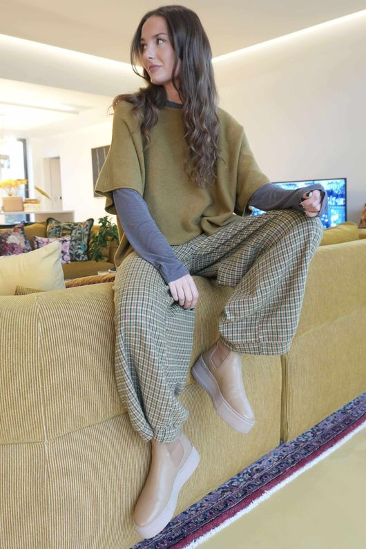 Conrad Layer Knit Mucky Mustard